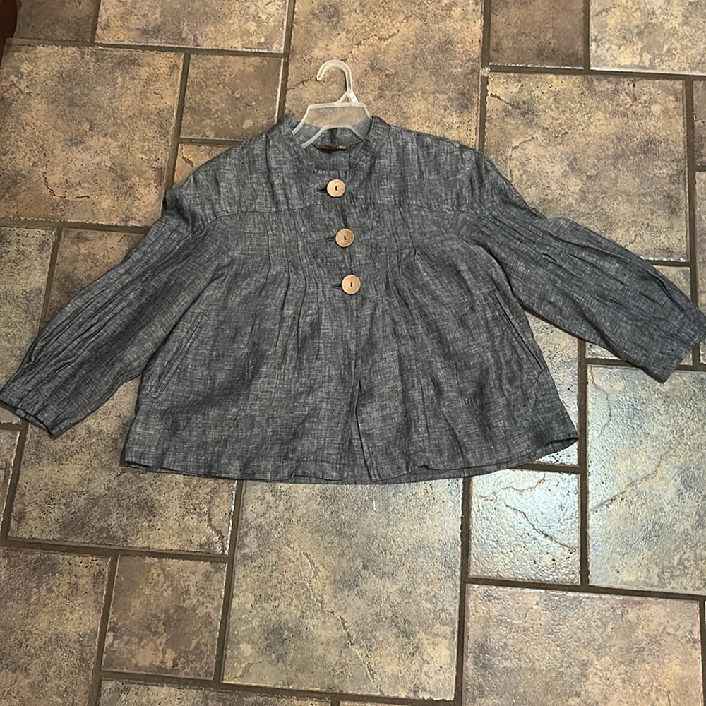 100% Linen swing jacket - Picture 15 of 15